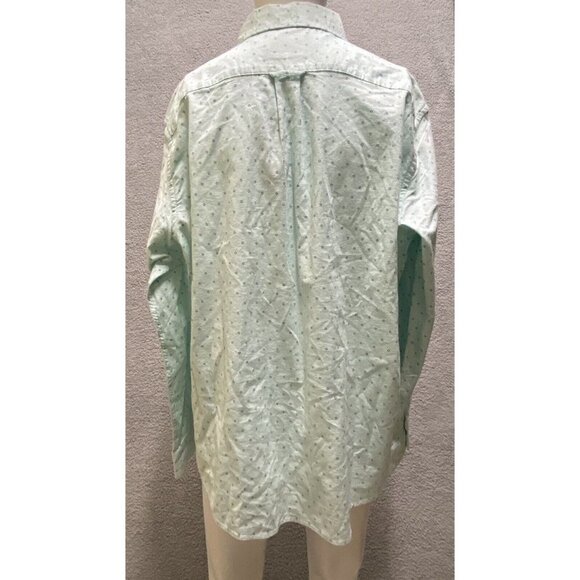 Goodfellow Shirt Button-up Long Sleeve Blue XXL Slim New - Picture 2 of 14